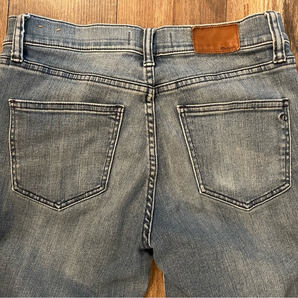 Madewell Distressed Skinny Jeans in Blue - Picture 4 of 4
